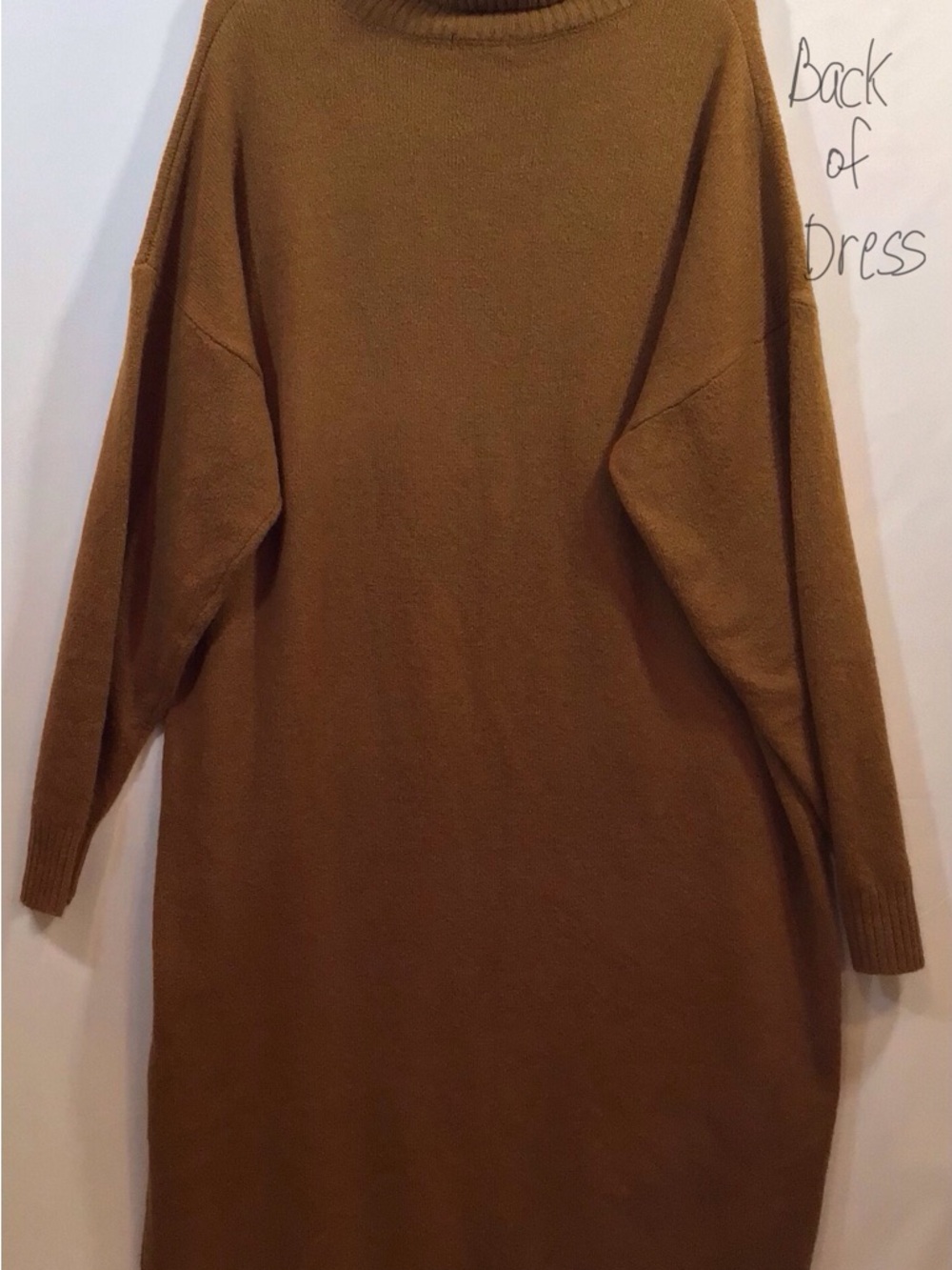 Fashion Nova Women’s Turtleneck Sweater Dress in Camel Brown 1T 217 - Picture 2 of 7